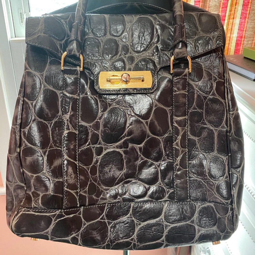 ESCADA Crocodile Bag